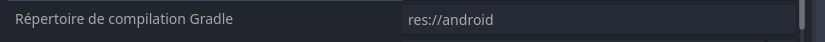 Exportation Godot avec Codemagic, configuration du répertoire de compilation Gradle